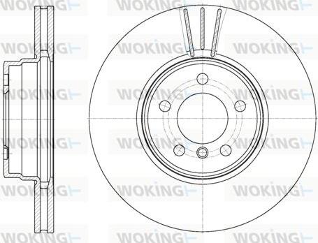 Woking D61028.10 - Kočioni disk www.molydon.hr