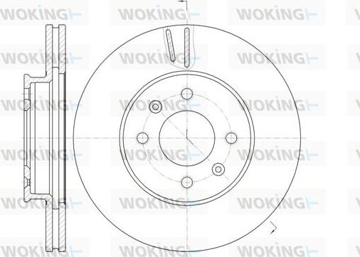 Woking D61023.10 - Kočioni disk www.molydon.hr