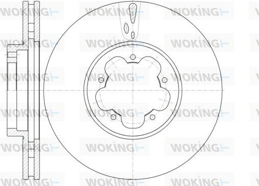 Woking D61022.10 - Kočioni disk www.molydon.hr