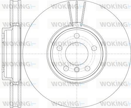 Woking D61079.10 - Kočioni disk www.molydon.hr