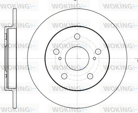 Woking D61074.00 - Kočioni disk www.molydon.hr