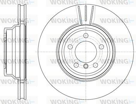 Woking D61078.10 - Kočioni disk www.molydon.hr