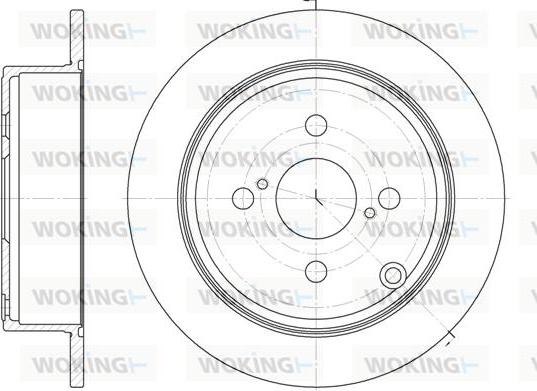 Woking D61073.00 - Kočioni disk www.molydon.hr