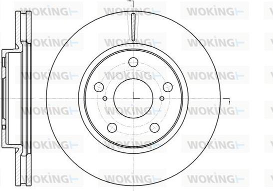 Woking D61077.10 - Kočioni disk www.molydon.hr