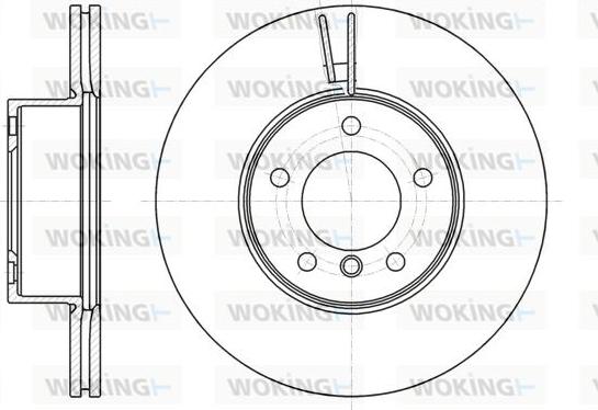 Woking D61194.10 - Kočioni disk www.molydon.hr