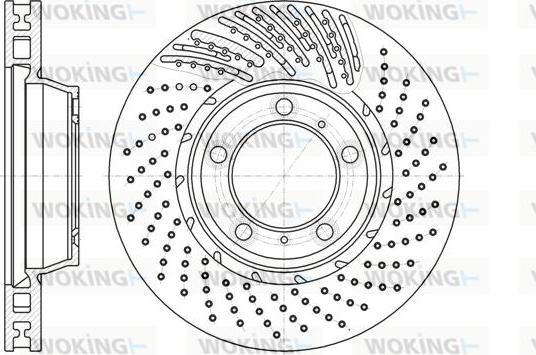 Woking D61196.10 - Kočioni disk www.molydon.hr