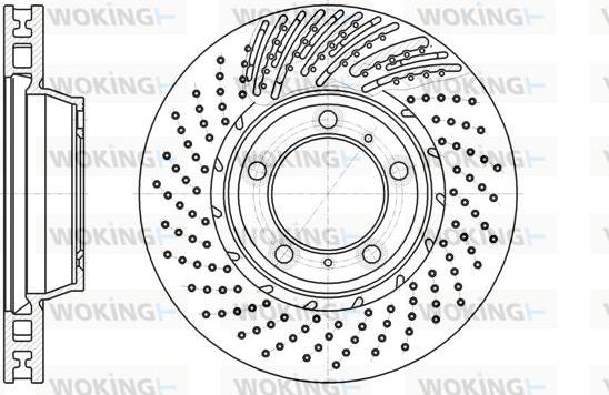 Woking D61196.11 - Kočioni disk www.molydon.hr