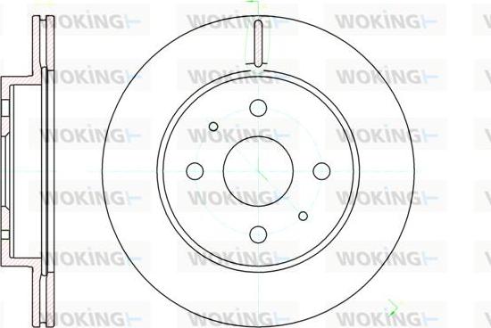 Woking D61190.10 - Kočioni disk www.molydon.hr