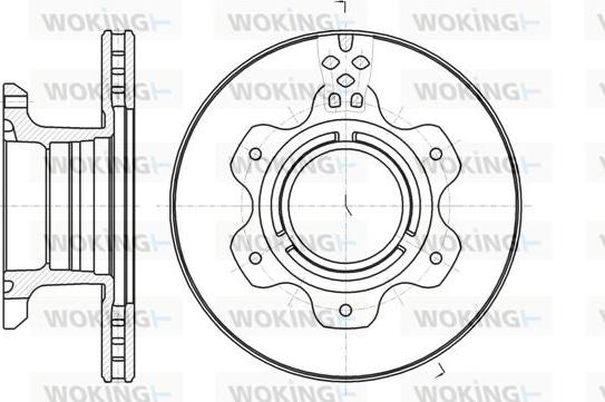 Woking D61191.10 - Kočioni disk www.molydon.hr