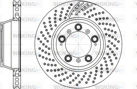 Woking D61198.10 - Kočioni disk www.molydon.hr