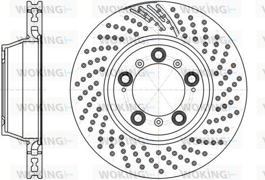 Woking D61198.11 - Kočioni disk www.molydon.hr