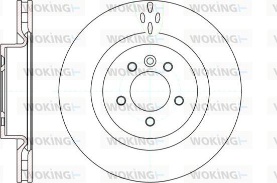 Woking D61149.10 - Kočioni disk www.molydon.hr