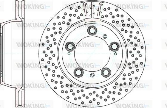 Woking D61146.10 - Kočioni disk www.molydon.hr