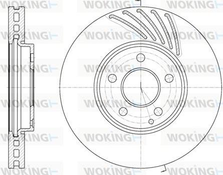 Woking D61140.10 - Kočioni disk www.molydon.hr