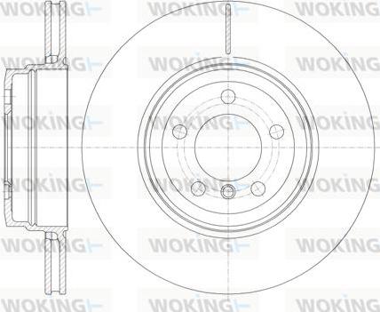 Woking D61141.10 - Kočioni disk www.molydon.hr