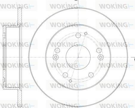 Woking D61147.00 - Kočioni disk www.molydon.hr