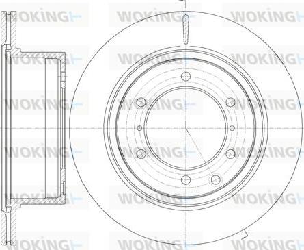 Woking D61159.10 - Kočioni disk www.molydon.hr