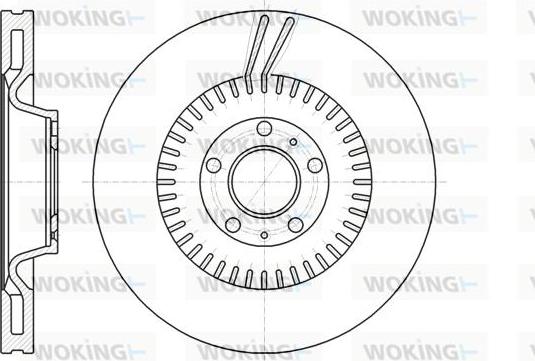 Woking D61154.10 - Kočioni disk www.molydon.hr