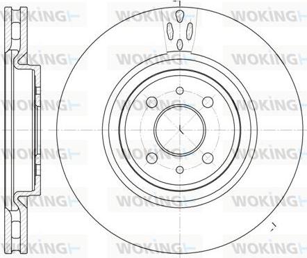 Woking D61151.10 - Kočioni disk www.molydon.hr