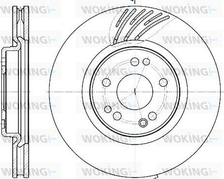 Woking D61152.10 - Kočioni disk www.molydon.hr