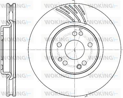 Woking D61152.11 - Kočioni disk www.molydon.hr