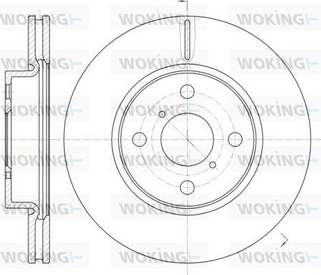 Woking D61169.10 - Kočioni disk www.molydon.hr