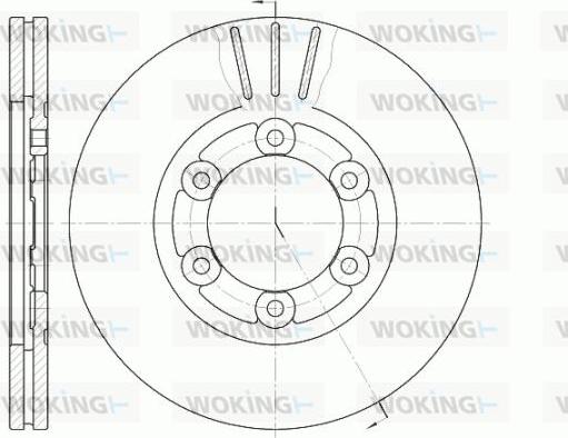 Woking D61164.10 - Kočioni disk www.molydon.hr