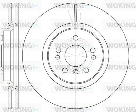 Woking D61165.10 - Kočioni disk www.molydon.hr