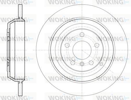 Woking D61166.00 - Kočioni disk www.molydon.hr