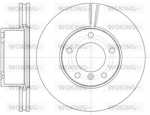 Woking D61161.10 - Kočioni disk www.molydon.hr