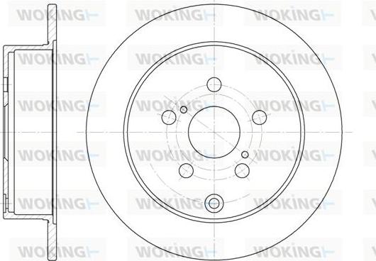 Woking D61168.00 - Kočioni disk www.molydon.hr