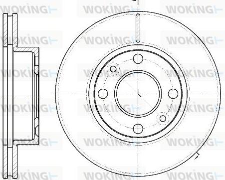 Woking D61162.10 - Kočioni disk www.molydon.hr