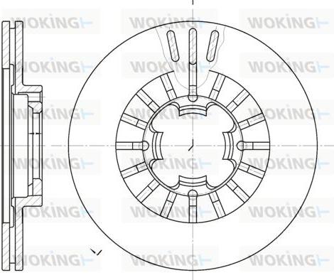 Woking D61109.10 - Kočioni disk www.molydon.hr