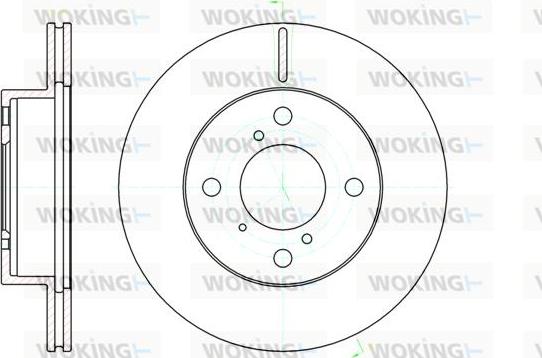 Woking D61104.10 - Kočioni disk www.molydon.hr