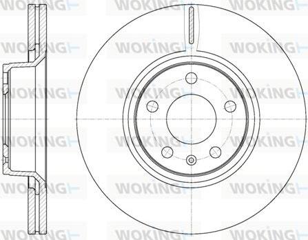 Woking D61101.10 - Kočioni disk www.molydon.hr