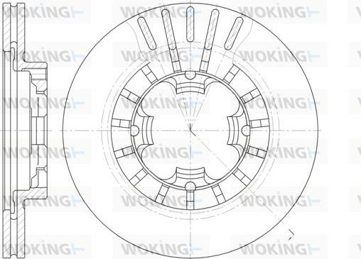 Woking D61108.10 - Kočioni disk www.molydon.hr