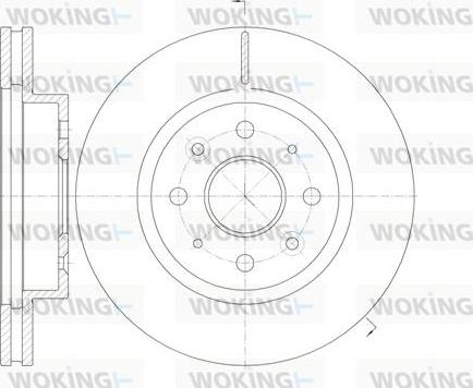 Woking D61103.10 - Kočioni disk www.molydon.hr