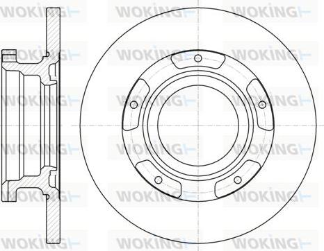 Woking D61107.00 - Kočioni disk www.molydon.hr