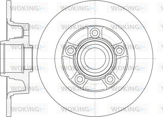 Woking D61115.00 - Kočioni disk www.molydon.hr