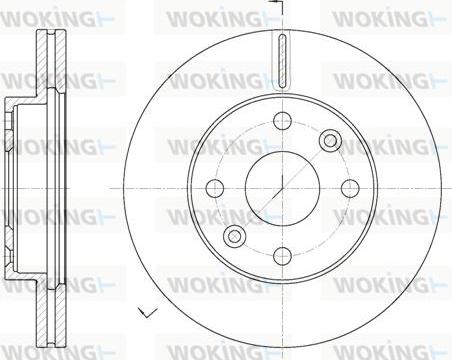 Woking D61116.10 - Kočioni disk www.molydon.hr