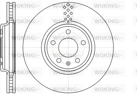 Woking D61110.10 - Kočioni disk www.molydon.hr