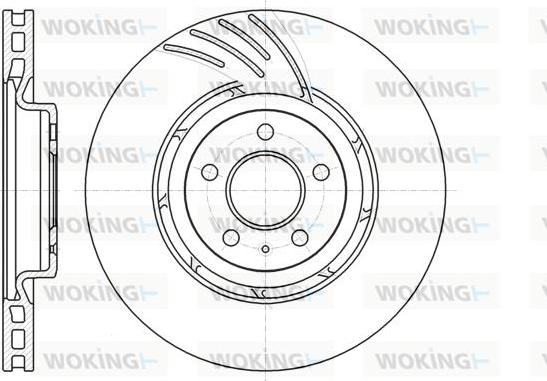 Woking D61111.10 - Kočioni disk www.molydon.hr