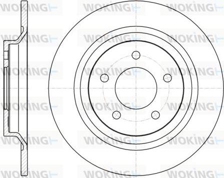 Woking D61113.00 - Kočioni disk www.molydon.hr