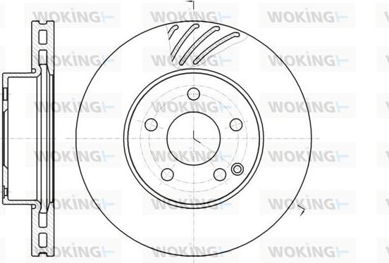 Woking D61184.10 - Kočioni disk www.molydon.hr