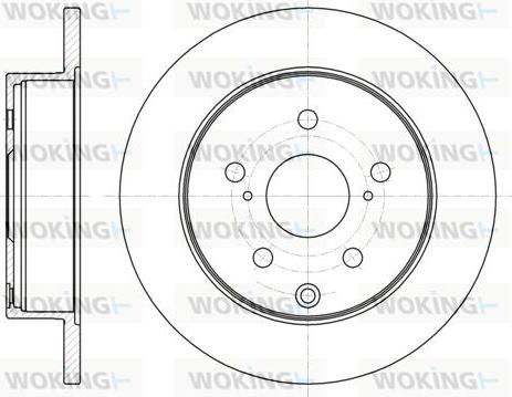 Woking D61188.00 - Kočioni disk www.molydon.hr