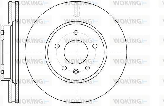 Woking D61183.10 - Kočioni disk www.molydon.hr