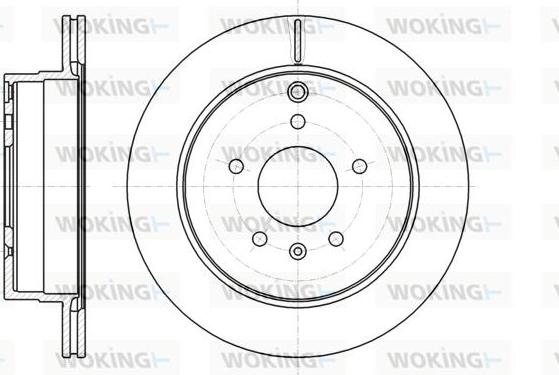 Woking D61182.10 - Kočioni disk www.molydon.hr