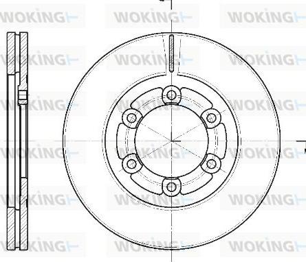 Woking D61139.10 - Kočioni disk www.molydon.hr