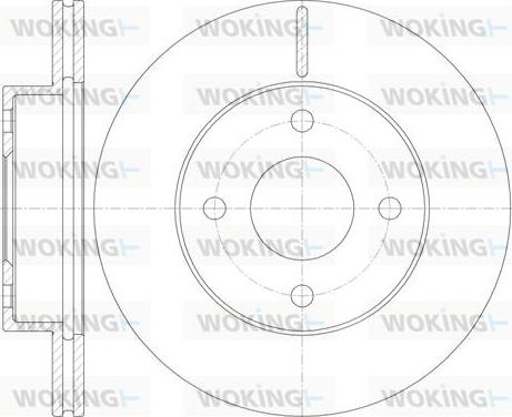 Woking D61131.10 - Kočioni disk www.molydon.hr