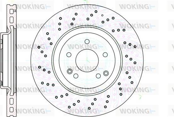 Woking D61138.10 - Kočioni disk www.molydon.hr